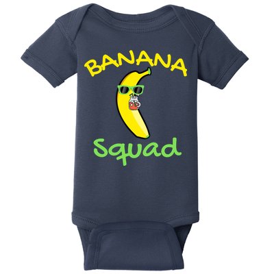 Banana Squad Food Summer Vacation Matching Fruit Lover Party Baby Bodysuit