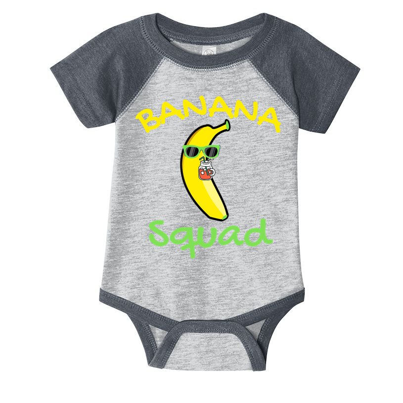 Banana Squad Food Summer Vacation Matching Fruit Lover Party Infant Baby Jersey Bodysuit