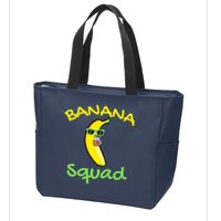 Banana Squad Food Summer Vacation Matching Fruit Lover Party Zip Tote Bag