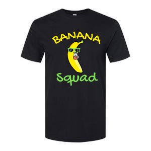 Banana Squad Food Summer Vacation Matching Fruit Lover Party Softstyle CVC T-Shirt