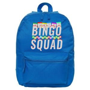 Bingo Squad Funny Bingo Lover Gift Meaningful Gift 16 in Basic Backpack