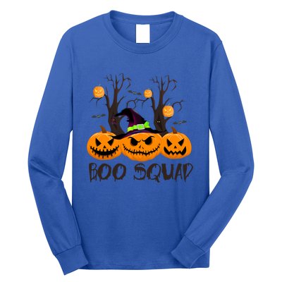 Boo Squad Funny Halloween Cool Gift Long Sleeve Shirt