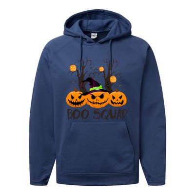 Boo Squad Funny Halloween Cool Gift Performance Fleece Hoodie