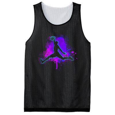 Basketball Sports Fan Player Slam Dunk Mesh Reversible Basketball Jersey Tank