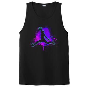 Basketball Sports Fan Player Slam Dunk PosiCharge Competitor Tank