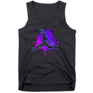 Basketball Sports Fan Player Slam Dunk Tank Top