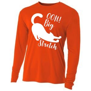 Big Stretch Funny Cat Lover Cooling Performance Long Sleeve Crew