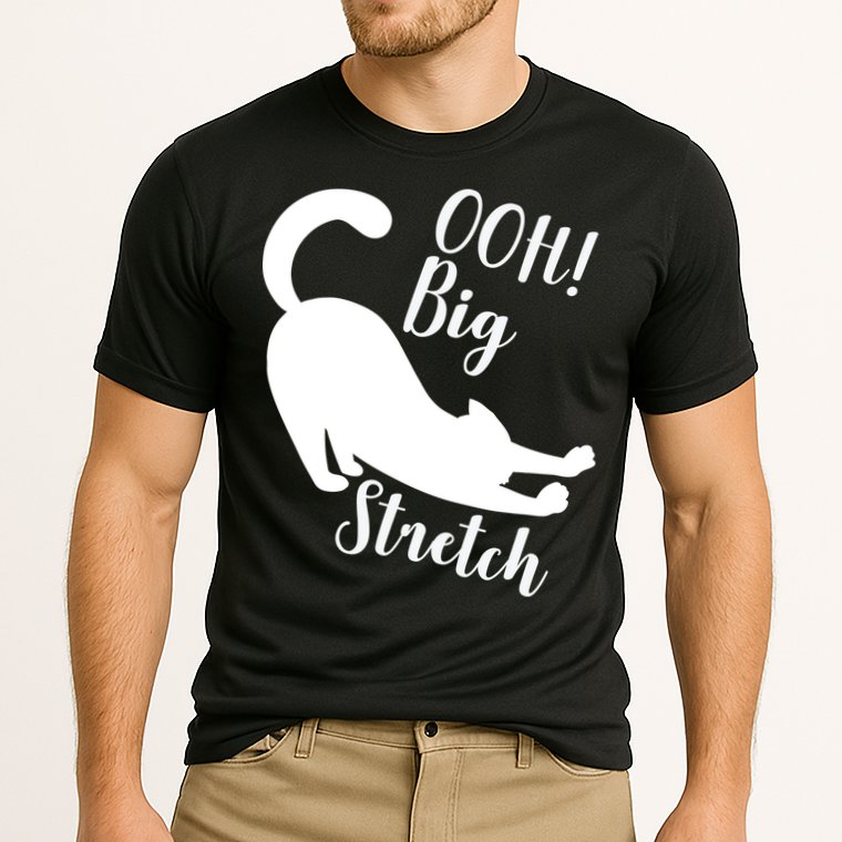 Big Stretch Funny Cat Lover Performance Shirt