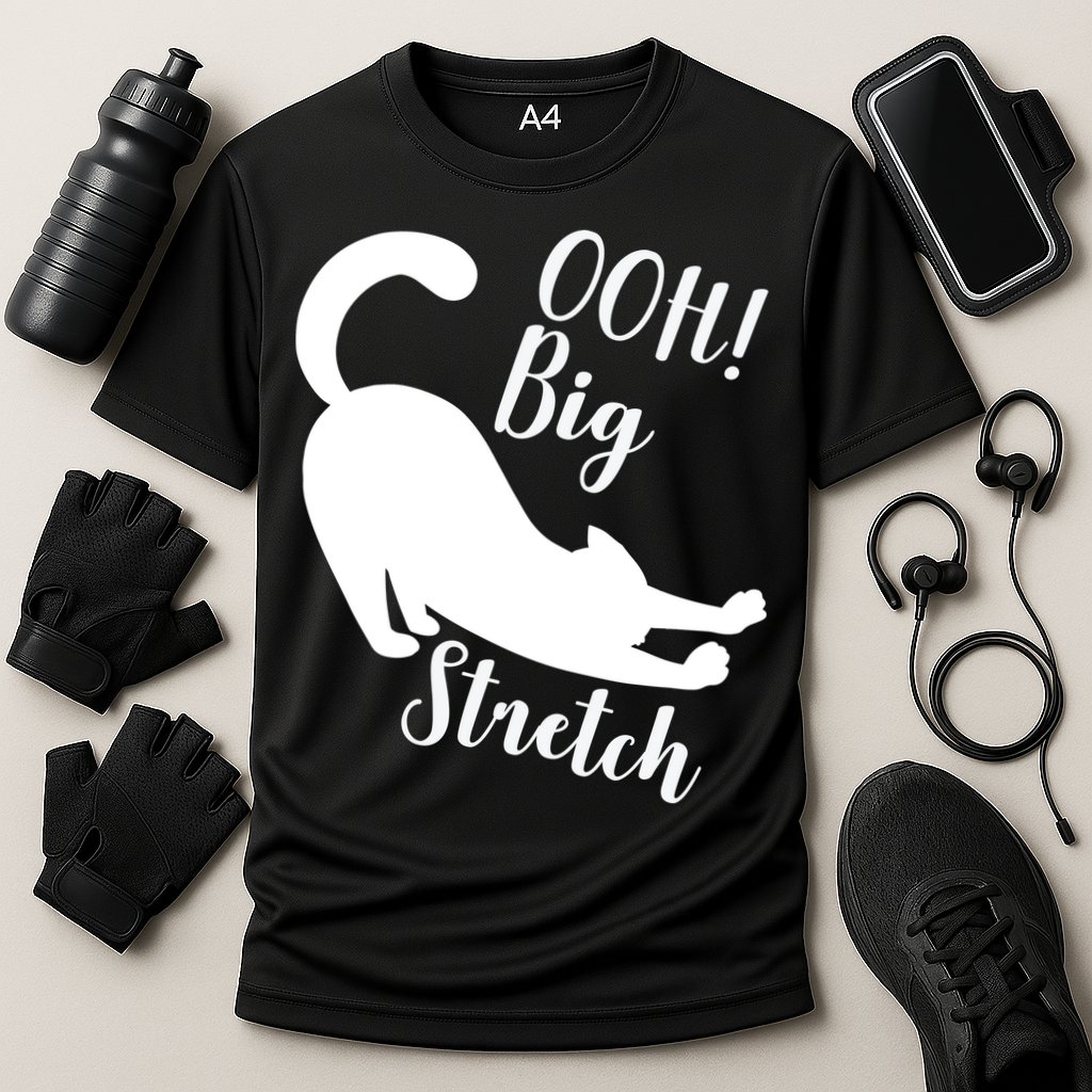 Big Stretch Funny Cat Lover Performance Shirt