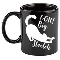 Big Stretch Funny Cat Lover 11oz C Handle Ceramic Mug