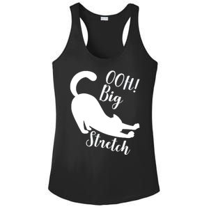 Big Stretch Funny Cat Lover Ladies PosiCharge Competitor Racerback Tank