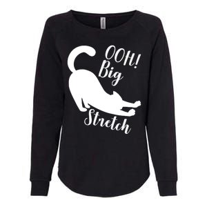 Big Stretch Funny Cat Lover Womens California Wash Sweatshirt