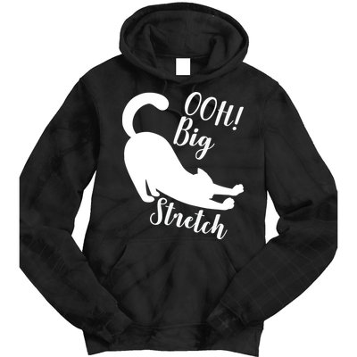 Big Stretch Funny Cat Lover Tie Dye Hoodie