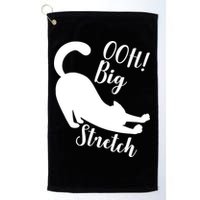 Big Stretch Funny Cat Lover Golf Towel