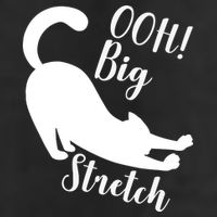 Big Stretch Funny Cat Lover Golf Towel