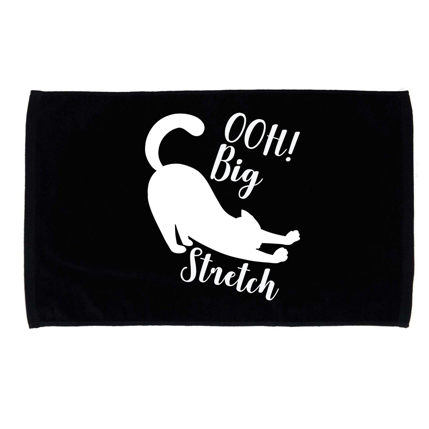 Big Stretch Funny Cat Lover Microfiber Hand Towel