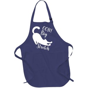 Big Stretch Funny Cat Lover Full-Length Apron With Pockets