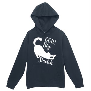 Big Stretch Funny Cat Lover Urban Pullover Hoodie