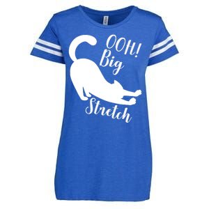 Big Stretch Funny Cat Lover Enza Ladies Jersey Football T-Shirt