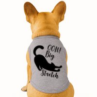 Big Stretch Funny Cat Lover Doggie Tank
