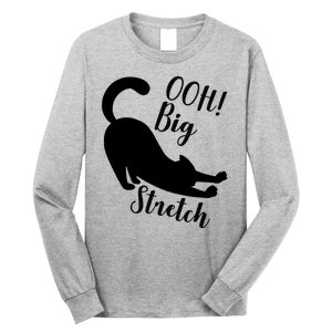 Big Stretch Funny Cat Lover Long Sleeve Shirt