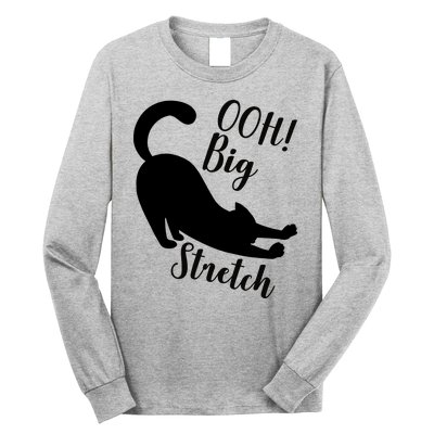 Big Stretch Funny Cat Lover Long Sleeve Shirt