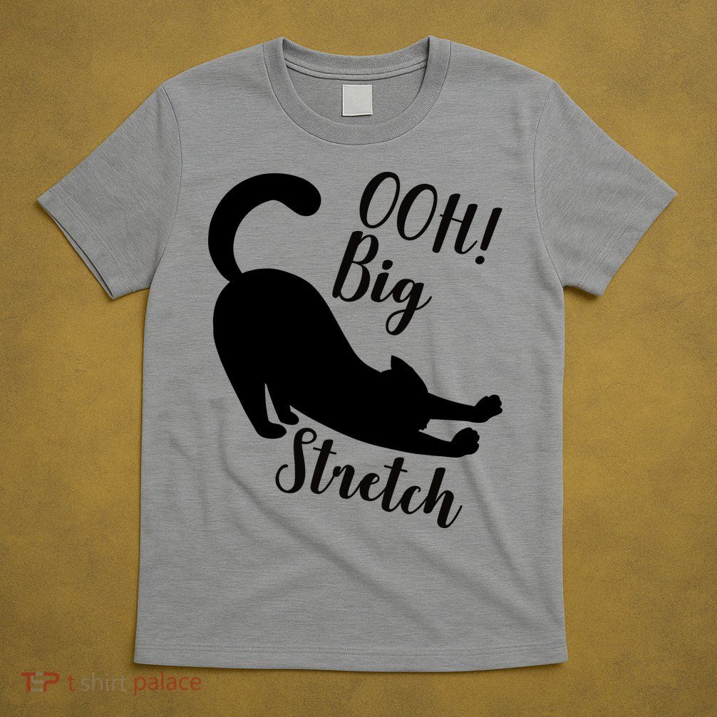 Big Stretch Funny Cat Lover T-Shirt
