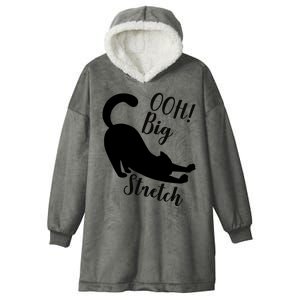 Big Stretch Funny Cat Lover Hooded Wearable Blanket