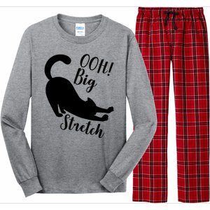 Big Stretch Funny Cat Lover Long Sleeve Pajama Set