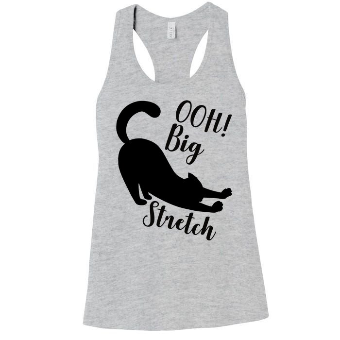 Big Stretch Funny Cat Lover Women's Racerback Tank