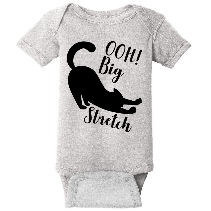 Big Stretch Funny Cat Lover Baby Bodysuit