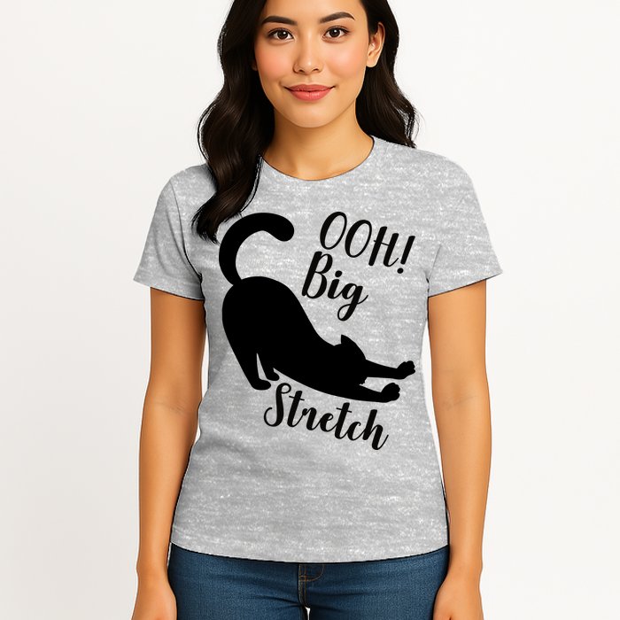 Big Stretch Funny Cat Lover Womens T-Shirt