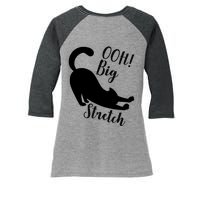 Big Stretch Funny Cat Lover Women's Tri-Blend 3/4-Sleeve Raglan Shirt