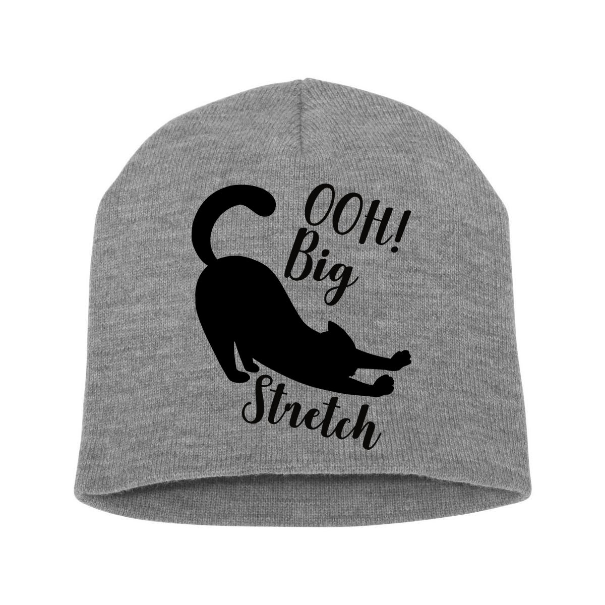 Big Stretch Funny Cat Lover Short Acrylic Beanie