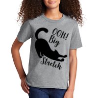 Big Stretch Funny Cat Lover Kids T-Shirt