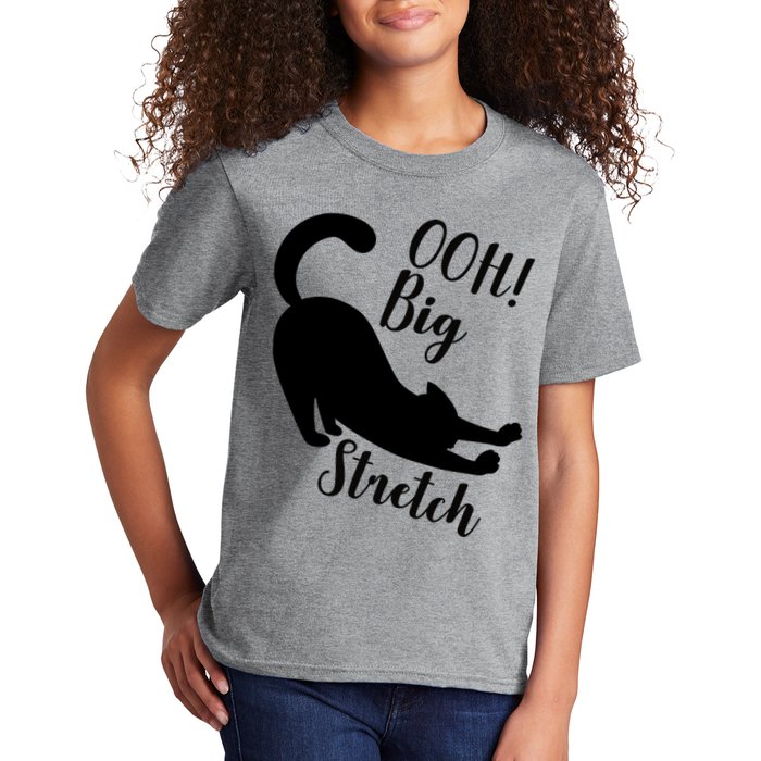 Big Stretch Funny Cat Lover Kids T-Shirt
