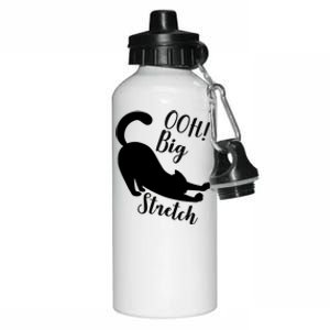 Big Stretch Funny Cat Lover Aluminum Water Bottle