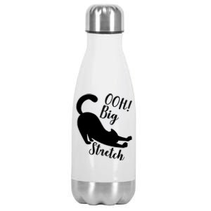 Big Stretch Funny Cat Lover Stainless Steel Insulated Water Bottle