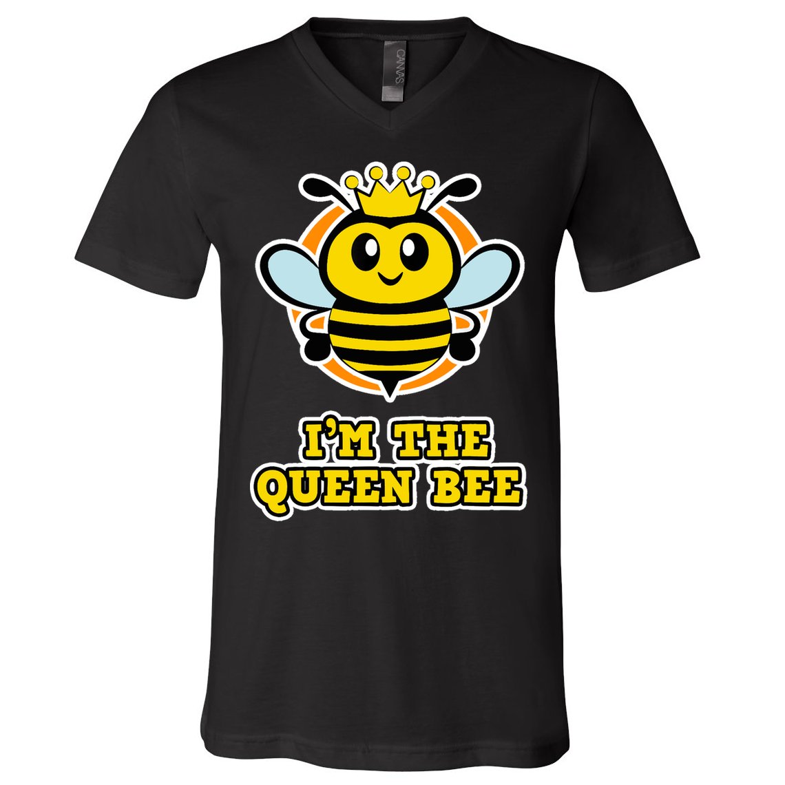 Bee Shirt For Women And Girls I'm The Queen Bee TShirt V-Neck T-Shirt
