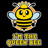 Bee Shirt For Women And Girls I'm The Queen Bee TShirt Drawstring Bag