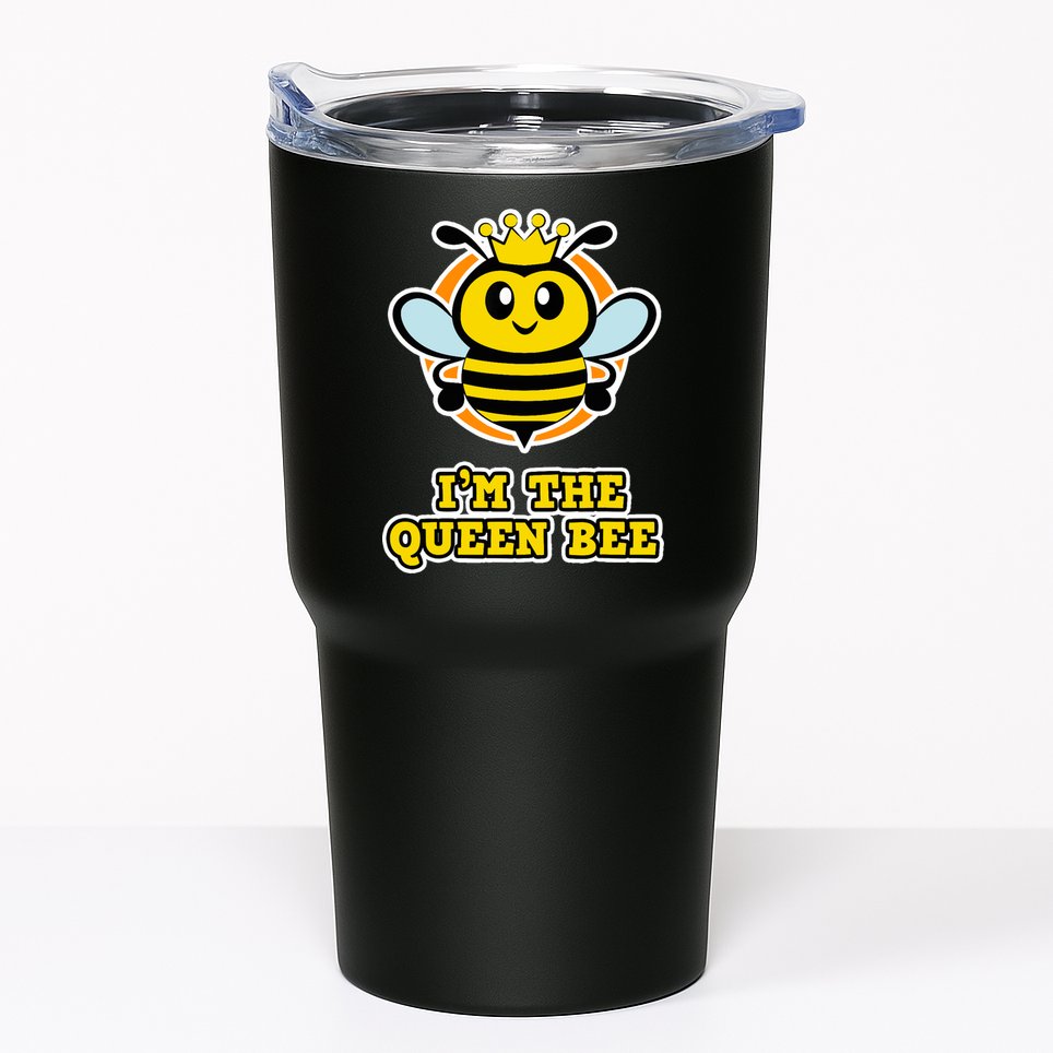 Bee Shirt For Women And Girls I'm The Queen Bee TShirt Tumbler