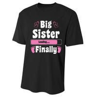 Big sister Finally Pregnancy announcement Big Sister Performance Sprint T-Shirt