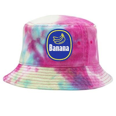 Banana Sticker Funny Fruit Lazy DIY Easy Halloween Costume Tie-Dyed Bucket Hat