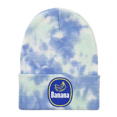 Banana Sticker Funny Fruit Lazy DIY Easy Halloween Costume Tie Dye 12in Knit Beanie