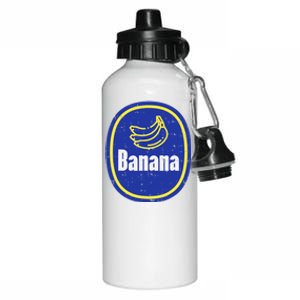 Banana Sticker Funny Fruit Lazy DIY Easy Halloween Costume Aluminum Water Bottle 