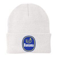 Banana Sticker Funny Fruit Lazy DIY Easy Halloween Costume Knit Cap Winter Beanie