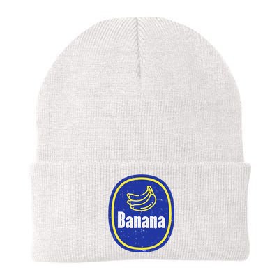 Banana Sticker Funny Fruit Lazy DIY Easy Halloween Costume Knit Cap Winter Beanie