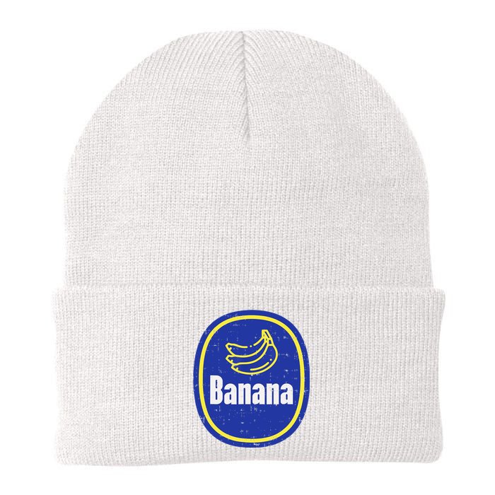 Banana Sticker Funny Fruit Lazy DIY Easy Halloween Costume Knit Cap Winter Beanie