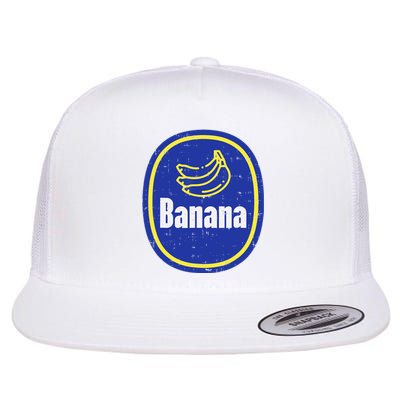 Banana Sticker Funny Fruit Lazy DIY Easy Halloween Costume Flat Bill Trucker Hat