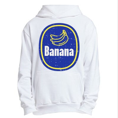 Banana Sticker Funny Fruit Lazy DIY Easy Halloween Costume Urban Pullover Hoodie